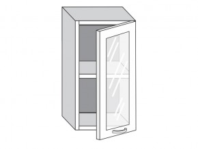 1.40.3 Шкаф настенный (h=720) на 400мм с 1-ой стекл. дверцей в Челябинске - mebel74.com | фото