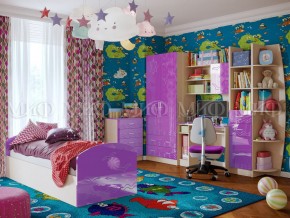 Детская комната Юниор-2 Фиолетовый металлик в Челябинске - mebel74.com | фото