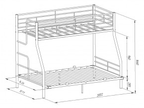 Двухъярусная кровать Гранада-3 140 белый в Челябинске - mebel74.com | фото 2