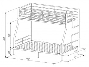 Двухъярусная кровать Гранада-3 140 белый в Челябинске - mebel74.com | фото 3