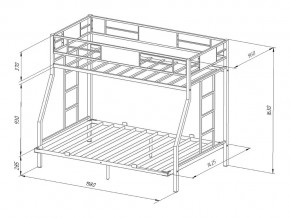 Двухъярусная кровать Гранада ЯЯ 140 в Челябинске - mebel74.com | фото 2