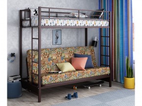 Двухъярусная кровать с диваном Мадлен Коричневая-марки в Челябинске - mebel74.com | фото