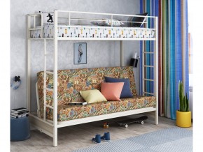 Двухъярусная кровать с диваном Мадлен Слоновая кость-марки в Челябинске - mebel74.com | фото