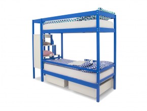 Двухъярусная кровать Svogen с ящиками синий в Челябинске - mebel74.com | фото 5