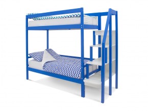 Двухъярусная кровать Svogen синий в Челябинске - mebel74.com | фото