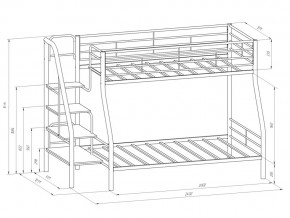 Двухъярусная кровать Толедо 1 Я Черный-Венге в Челябинске - mebel74.com | фото 2