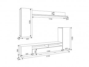 Гостиная Альфа Белый глянец в Челябинске - mebel74.com | фото 3