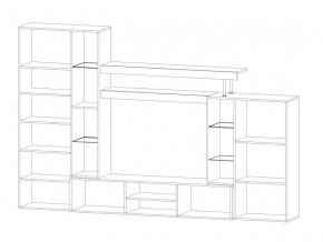 Гостиная Онтарио дуб крафт/белый в Челябинске - mebel74.com | фото 2