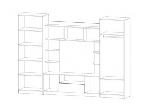 Гостиная Палермо дуб крафт/белый в Челябинске - mebel74.com | фото 2