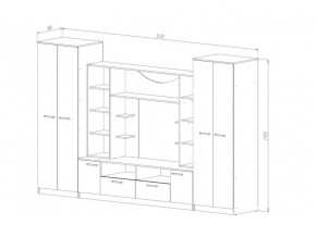 Гостиная Премьер анкор светлый в Челябинске - mebel74.com | фото 3