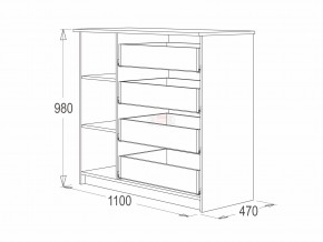 Комод 9 фант венге-млечный дуб в Челябинске - mebel74.com | фото 2