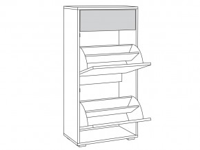 Комод для обуви 13.114 Куба в Челябинске - mebel74.com | фото 2