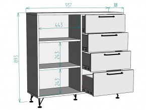 Комод Лофт K100 в Челябинске - mebel74.com | фото 3