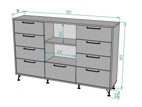 Комод Лофт K98 в Челябинске - mebel74.com | фото 3