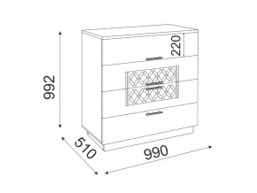 Комод М23 Тиффани в Челябинске - mebel74.com | фото 2