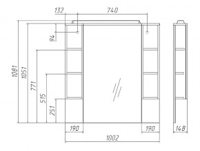 Комплект мебели для ванной 3D 100 в Челябинске - mebel74.com | фото 4