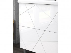 Комплект мебели в ванную Geometry 800 белый в Челябинске - mebel74.com | фото 5