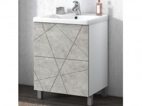Комплект мебели в ванную Geometry 800 бетон в Челябинске - mebel74.com | фото 2