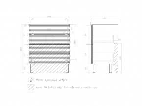 Комплект мебели в ванную Otti 700 в Челябинске - mebel74.com | фото 5