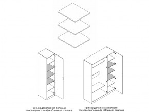 Комплект полок шкафа 1 дверного или 3 дверного в Челябинске - mebel74.com | фото