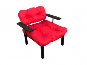 Кресло Дачное красная подушка в Челябинске - mebel74.com | фото