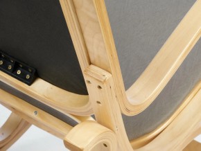 Кресло-качалка mod. AX3002-2 натуральный-ткань светло-серая 2022 в Челябинске - mebel74.com | фото 5