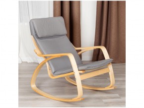 Кресло-качалка mod. AX3005 натуральный-серый в Челябинске - mebel74.com | фото