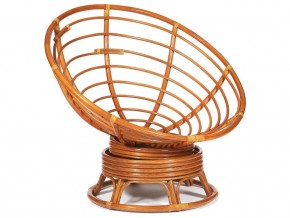 Кресло-качалка Papasan w 23/01 B с подушкой Cognac, ткань Оранжевый в Челябинске - mebel74.com | фото 2