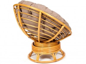 Кресло-качалка Papasan w 23/01 B с подушкой Honey, экошерсть Коричневый в Челябинске - mebel74.com | фото 2