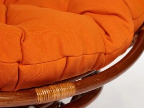 Кресло-качалка Papasan w 23/01 B с подушкой Pecan, ткань Оранжевый в Челябинске - mebel74.com | фото 3