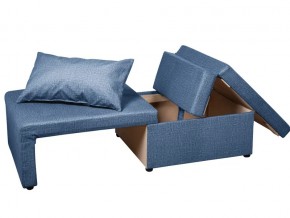 Кресло-кровать Милена велюр синий в Челябинске - mebel74.com | фото 2