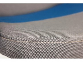 Кресло офисное Baggi серый/синий в Челябинске - mebel74.com | фото 5