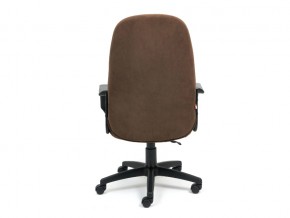 Кресло офисное Leader флок коричневый в Челябинске - mebel74.com | фото 4