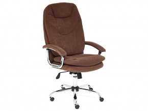 Кресло офисное Softy lux флок коричневый в Челябинске - mebel74.com | фото