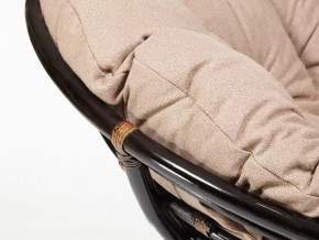 Кресло Papasan 23/01 W с подушкой Antique brown, экошерсть Коричневый в Челябинске - mebel74.com | фото 4