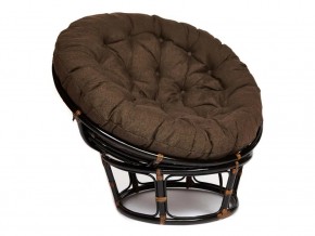 Кресло Papasan 23/01 W с подушкой Antique brown, ткань Коричневый в Челябинске - mebel74.com | фото 1