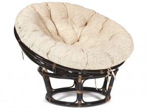 Кресло Papasan 23/01 W с подушкой Antique brown, ткань Старт в Челябинске - mebel74.com | фото