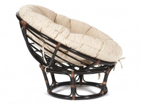 Кресло Papasan 23/01 W с подушкой Antique brown, ткань Старт в Челябинске - mebel74.com | фото 3