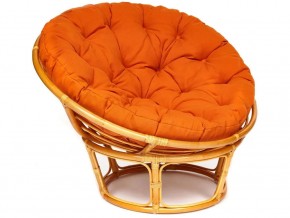 Кресло Papasan 23/01 W с подушкой Honey, ткань Оранжевый в Челябинске - mebel74.com | фото