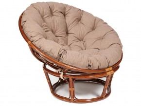 Кресло Papasan 23/01 W с подушкой Pecan, экошерсть Коричневый в Челябинске - mebel74.com | фото 1