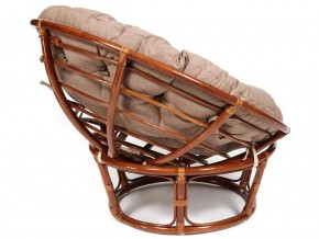 Кресло Papasan 23/01 W с подушкой Pecan, экошерсть Коричневый в Челябинске - mebel74.com | фото 2