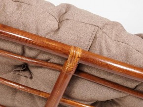 Кресло Papasan 23/01 W с подушкой Pecan, экошерсть Коричневый в Челябинске - mebel74.com | фото 3