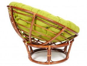 Кресло Papasan 23/01 W с подушкой Pecan, флок Олива в Челябинске - mebel74.com | фото 3