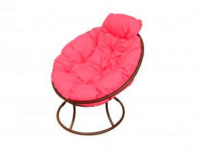 Кресло Папасан мини без ротанга розовая подушка в Челябинске - mebel74.com | фото