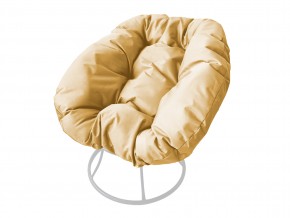 Кресло Пончик без ротанга бежевая подушка в Челябинске - mebel74.com | фото