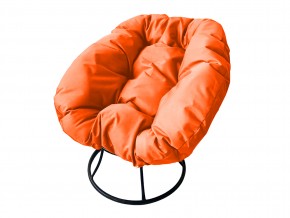 Кресло Пончик без ротанга оранжевая подушка в Челябинске - mebel74.com | фото
