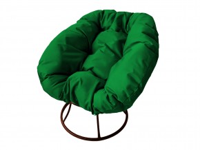 Кресло Пончик без ротанга зелёная подушка в Челябинске - mebel74.com | фото