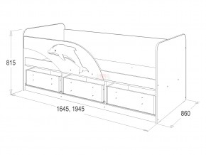 Кровать-11 одинарная 1900*800 в Челябинске - mebel74.com | фото 2