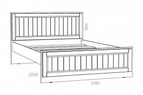 Кровать 1400 Оливия НМ 040.34-01 О в Челябинске - mebel74.com | фото 2