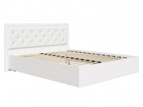 Кровать 1,6 м с мягким изголовьем с ортопедом в Челябинске - mebel74.com | фото